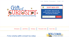 Desktop Screenshot of giftofcuriosity.com
